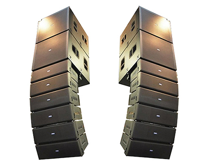line array public address speaker system