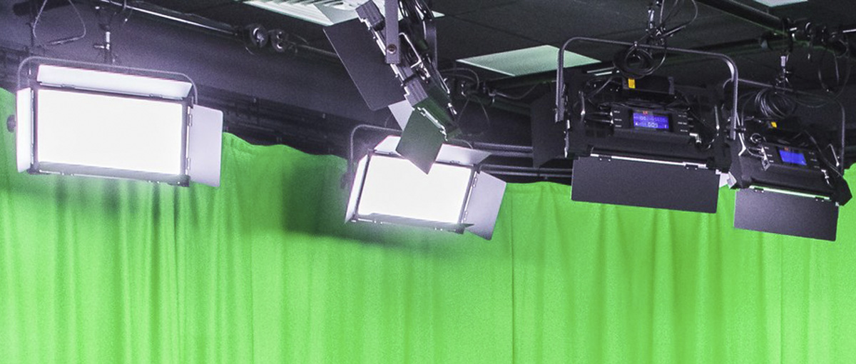 chromakey greenscreen tv studio lighting design