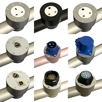 internally wired lighting bar socket box options