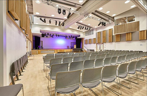 led stage lighting installation in schools